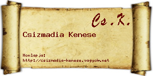 Csizmadia Kenese névjegykártya